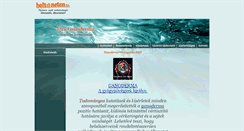 Desktop Screenshot of biogomba.boltaneten.hu