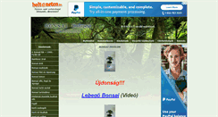 Desktop Screenshot of bonsai.boltaneten.hu